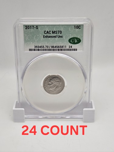 White coin slab holder - coin,