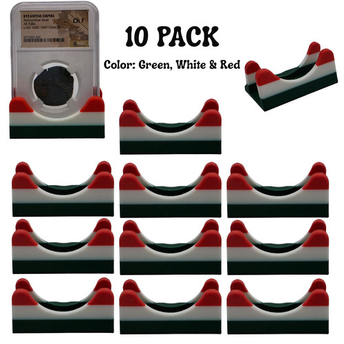 Coin slab holder display - (10),