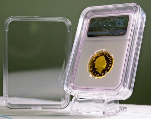 Ngc graded slabbed proof coin - graded,