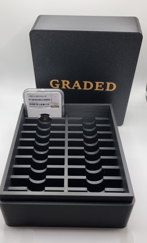Storage box for graded coin - graded,