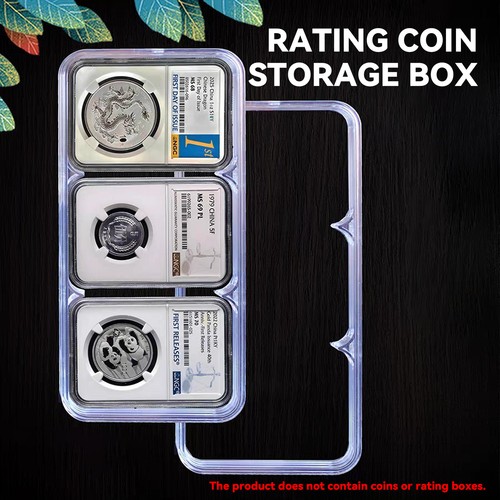 1pc slot for ngc graded - 3-slot, coin