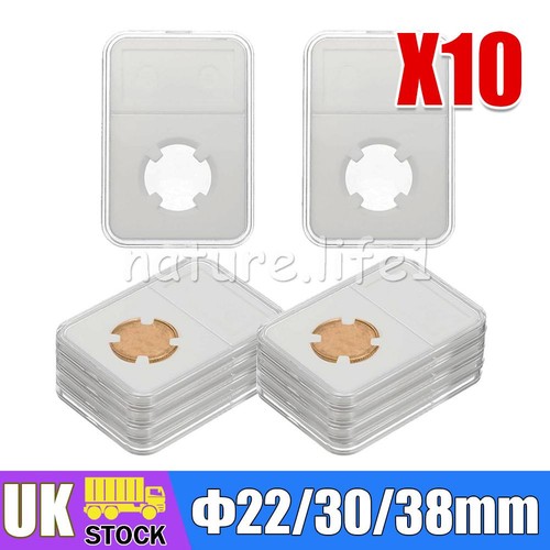 10x 38mm coin slab - 10x, 22/30/38mm