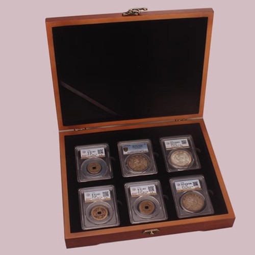 6ct wooden display storage box - 6ct,