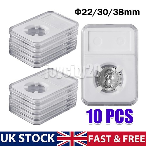 10x coin slab holders - 10x,