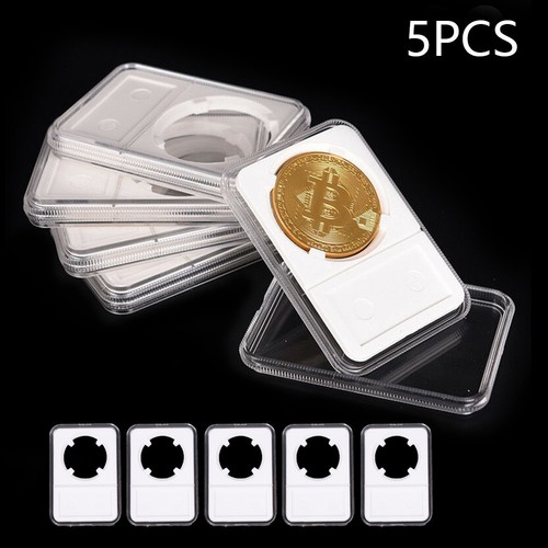 White coin holder container - white,