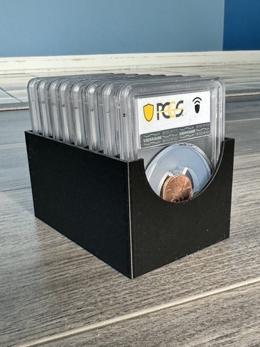 Coin slab holder storage box - coin,